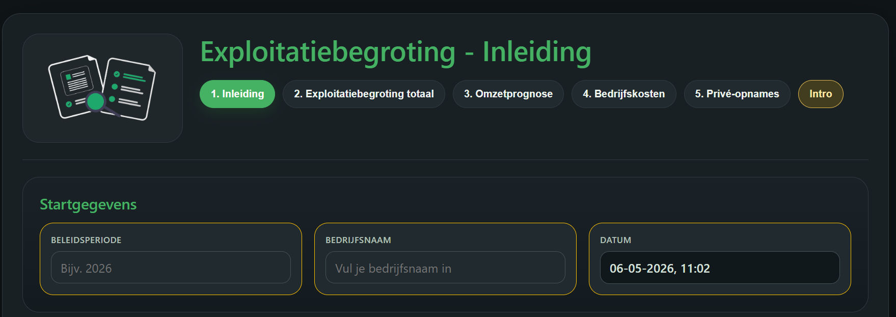 exploitatiebegroting